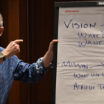 Photo of Seth Kahan at whiteboard